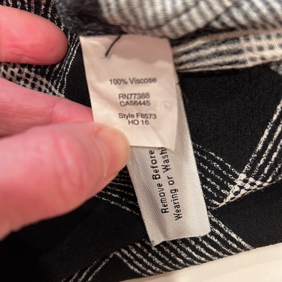 Madewell Buffalo Sketch Zip Front Dress Size Extra Small XS - Picture 5 of 5